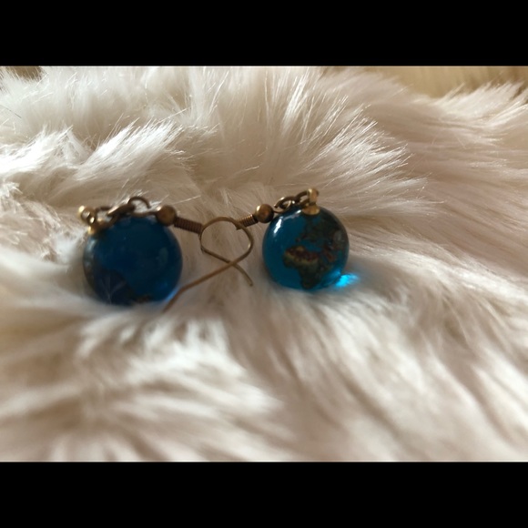 Steampunk Globe Earrings and Watch - Picture 2 of 4